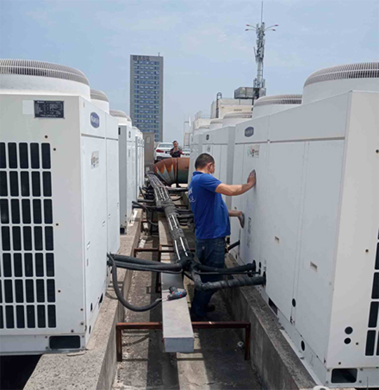 淇滨中央空调制热和不制冷系统维修方法